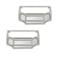 thumbnail image 3 of Kate and Laurel Ciel Glam Wall Sconce, Set of 2, Silver, Modern Floating Wall Decor For Display, 3 of 8