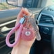 thumbnail image 2 of Bonito llavero de tigre con diamantes de imitación, colgante de llavero de coche con tarjeta de teléfono antipérdida, colgante de bolso de moda para mujer, llaveros para mujer xuanjing unisex, 2 of 2