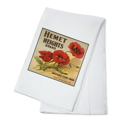 International Imports Citrus Heights Hemet Heights Brand - Hemet, California - Citrus Crate Label (100% Cotton Kitchen Towel) ()