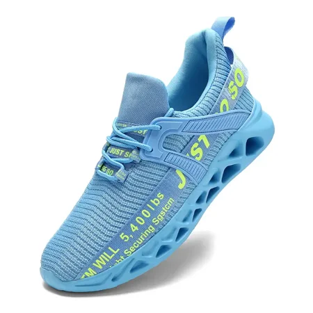 

Women‘s Casual Breathable Mesh Sneakers Tape Decor Panel Lace-up Running Shoes Women‘s Footwear