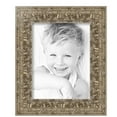 thumbnail image 2 of ArtToFrames 10" x 13" Antique Floral Silver Picture Frame, 10x13 inch Multi Wood Poster Frame (WOM-5168), 5 Pack, 2 of 6