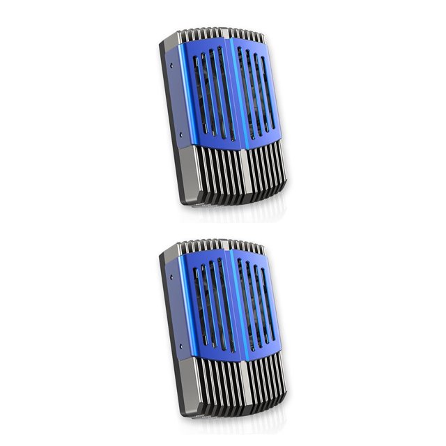 Seitruly Ventilador de refrigeración para disipación de calor en la parte posterior del teléfono, enfriador ajustable portátil, radiador