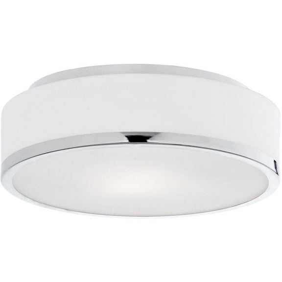 599002CH-Kuzco Lighting-Charlie - 2 Light Flush Mount-4 Inches Tall and 11.5 Inches Wide-Chrome Finish