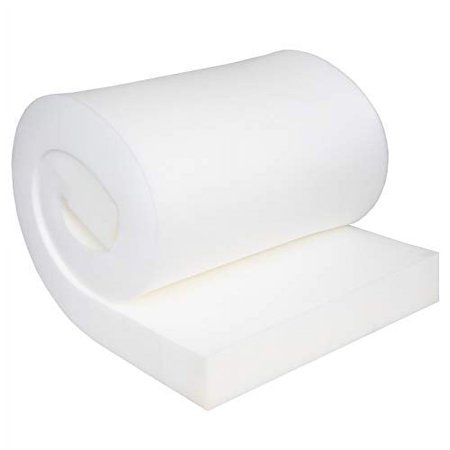 Replacement Seat Cushion Upholstery Foam Pad for Sofa or Chair, 4" x 24" x 82" CertiPUR-US Certified, Extra Long
