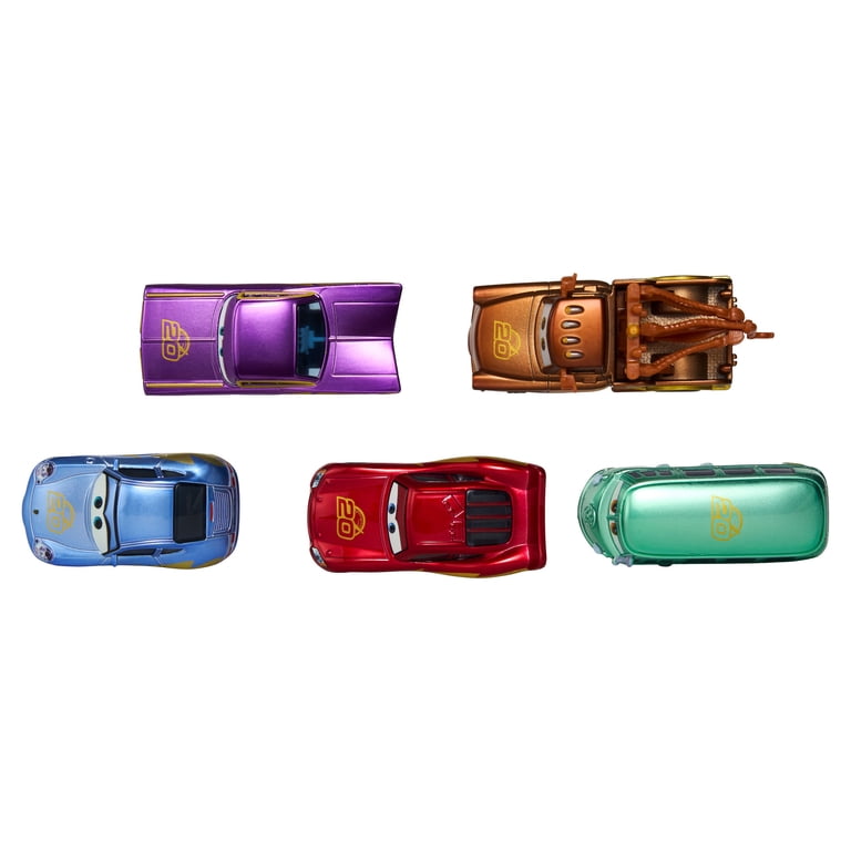 Disney and Pixar Cars Travelin' Team 5-Pack, Set of 5 1:55 Scale