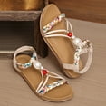 thumbnail image 6 of Womens Sandals Comfortable Fashion Women Casual Round Head Comfy Sandals Beach Casual Sandals Shoes, 6 of 9