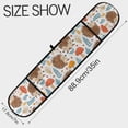 thumbnail image 3 of Dailycode Double Sided Oven Mitt with Loop Heat Resistant Kitchen Long Potholders 7" x 35" Cute Hedgehog Mushroom Leaf, 3 of 6
