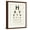 Brown Frame, variant on Art.com Eye Chart II Art Print by Jess Aiken, 12" x 16"