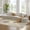 Gray Curved Cloud Couch, variant on JARCLIC 2 Pack Premium Latex Bed Pillows with Removable Cover Breathable Anti-Bacterial Support Pillows for Sleeping, White