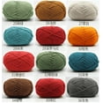 thumbnail image 3 of Xiao Hua Hilo para ganchillo, 2 rollos, hilo de algodón para tejer a ganchillo, ideal para bufandas, suéteres, guantes, perfecto para proyectos de manualidades y regalos, color morado., 3 of 3