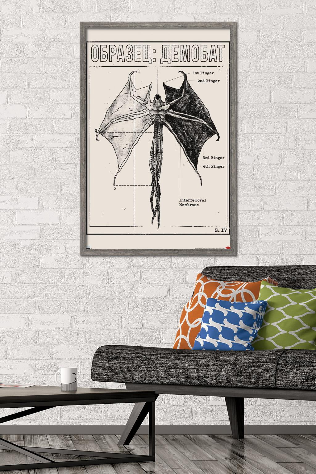 Netflix Stranger Things: Season 4 - Demogorgon Wall Poster, 22.375" x 34" Framed