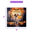 thumbnail image 5 of Mummy Vizsla Happy Halloween with Pumpkins Bats Spooky Fun Set of 4 Stone Coasters Vizslas Dog Lover Gifts Idea 4x4in Absorbent Soapstone Coaster - 00019, 5 of 5