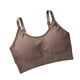 thumbnail image 3 of Guardurnaity Bralette transpirable para mujer, sujetador sin costuras suave y agradable para la piel, sujetador sin costuras Ropa interior Café, 3 of 6