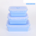 thumbnail image 1 of Folding Silicone Lunch Box Portable Bento Box Food Storage Container with Airtight Lids Stackable Food Silicone Container 500ml800ml1200mlBlue 1, 1 of 6