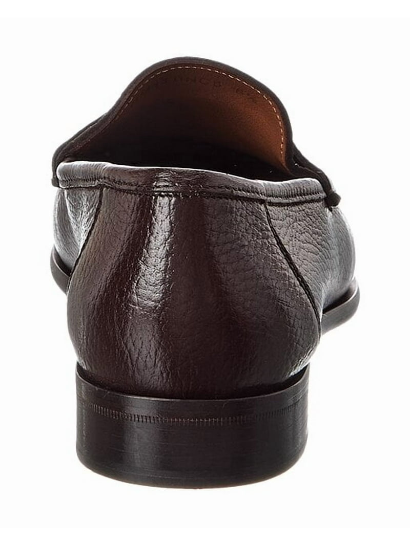 Bruno Magli Tonio Leather Loafer, 11, Brown - Walmart.com