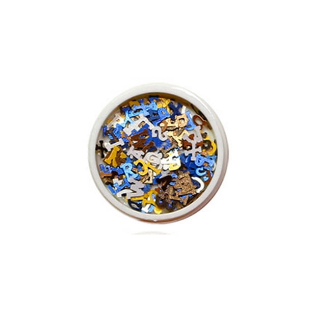 9PCS Nail Art Color Flor Hoja de pulpa de madera Mixed Nail Jewelry-NDO-436-09 MFZFUKR CPB-DE-LYY425-9