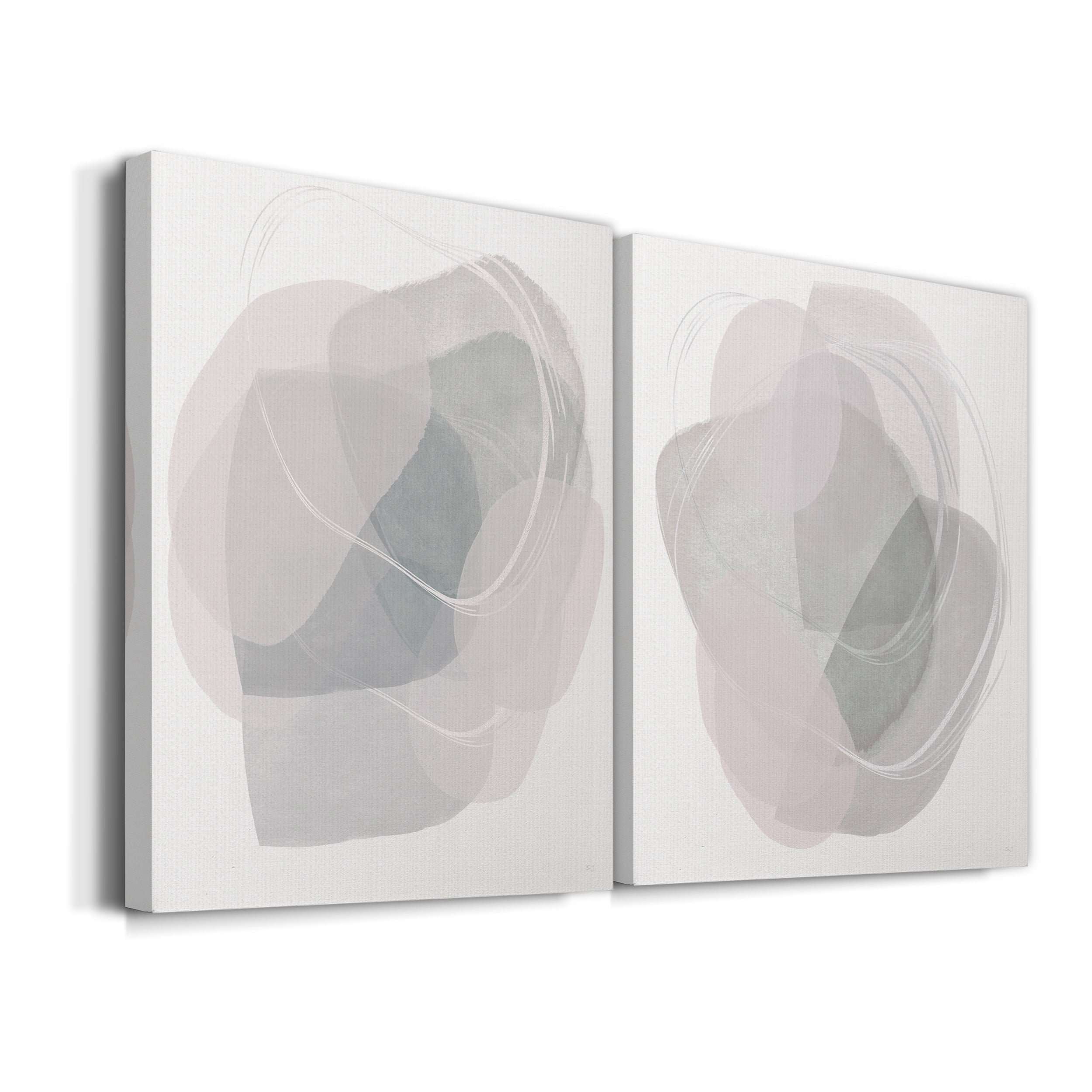 River Jewels I Premium Gallery Wrapped Canvas - Ready to Hang - Set of 2 - 18 x 27 Each