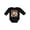 AB-Black, variant on Inktastic Holy Cow I'm One Little Girls Farm Animals Birthday Boys or Girls Long Sleeve Baby Bodysuit