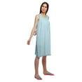 thumbnail image 5 of Moomaya WoMen's Solid A-Line Sleeveless Nightdress Cotton Sleepwear Gown, 5 of 6