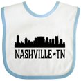 thumbnail image 3 of Inktastic Nashville Tennessee City Skyline Boys or Girls Baby Bib, 3 of 4