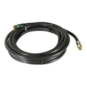 Philips PH5204 - RF cable - F connector male to F connector male - 12 ft - quad shielded coaxial