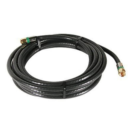 Philips PH5204 - RF cable - F connector male to F connector male - 12 ft - quad shielded coaxial