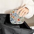 thumbnail image 6 of Sanitary Napkin Storage Bag for Girls Women, Portable First Period Pads Bag Tampons Holder Girls Travel Makeup Bag, Large Capacity Colorful Floral Background, 6 of 6
