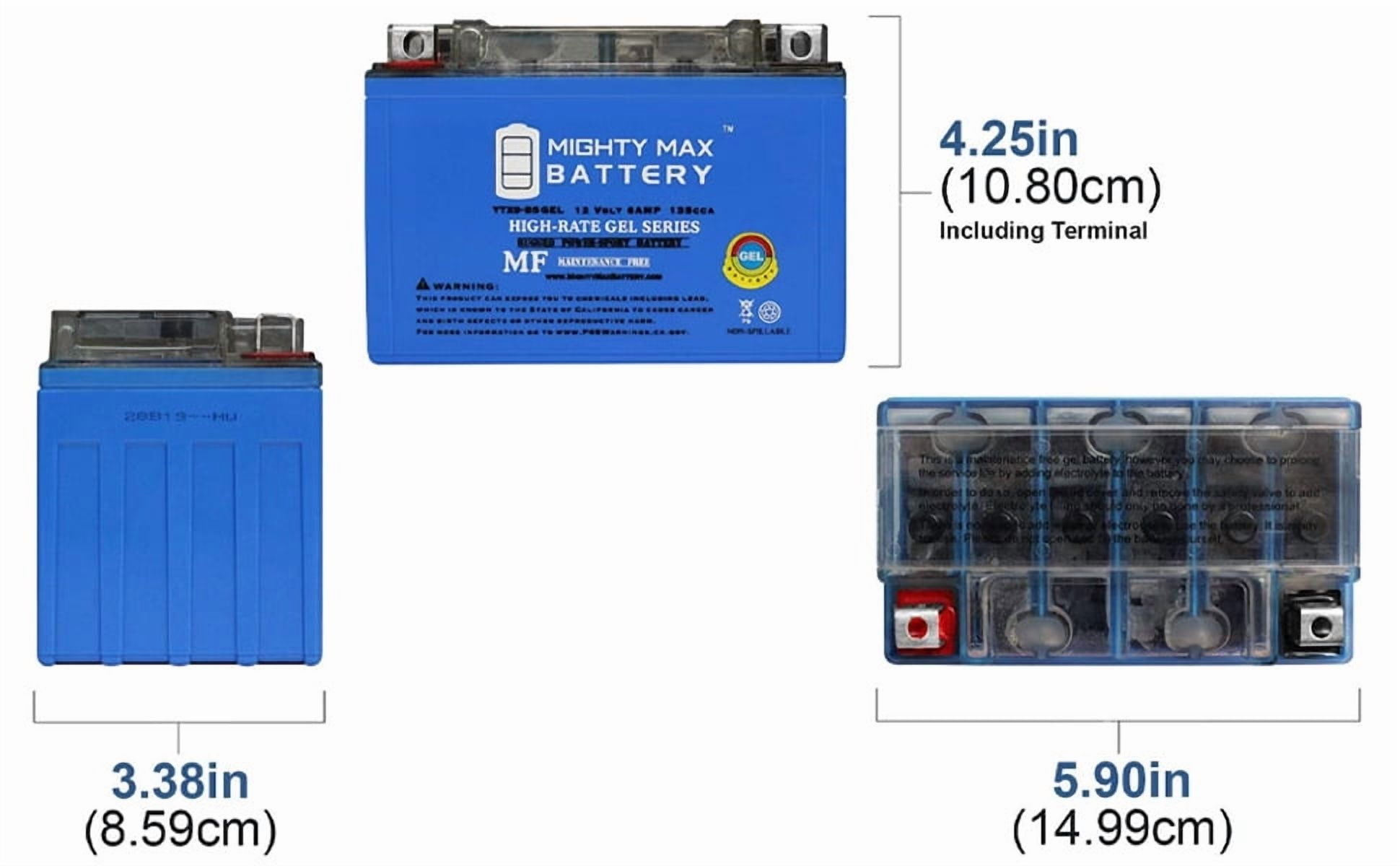 YTX9-BS GEL Battery Replaces PTX9BS Predator Generator 8750 watt