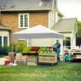 thumbnail image 6 of WildBreak Pop-up Canopy Tent, 10 x 10 feet, with 3 Sidewalls, White, 6 of 7
