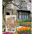 thumbnail image 4 of Spring Floral Garden Flag 12x18 Vertical Double Sided Flowers Mason Jar Welcome Summer Farmhouse Holiday Outside Decorations Burlap Yard Flag BW783, 4 of 6