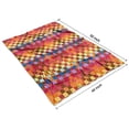 thumbnail image 4 of Colorful Geometric Pattern Blanket,Comfortable Soft Flannel Throw Blanket,All Season,Warm Lightweight Blankets for Sofa Bed Couch Living Room Chair,40"x50", 4 of 4