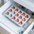 thumbnail image 3 of UJMNHYGT Ice Cube Trays Easy Release, Flexible Silicone Ice Cube Molds with Removable Lid, Reusable Freezer Ice Trays Stackable for BPA Free, 3 of 4