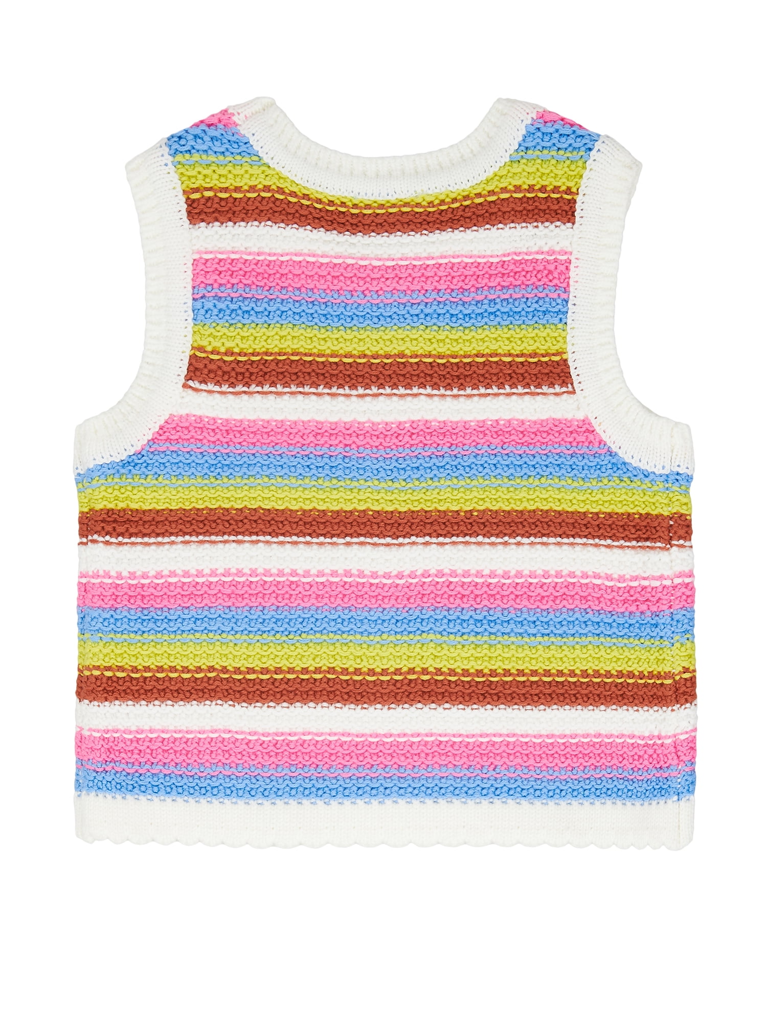 Wonder Nation Toddler Girl Crochet Tank and Short Set, Sizes 12M-5T