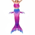 thumbnail image 1 of Kids Girls Bathing Suits Fish Tail Set Bikini Fish Tail Set Summer Hawaiian Swimwear Cute Bathing Suits 6-7 Years, 1 of 3