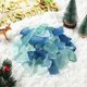 thumbnail image 3 of Piezas de vidrio marino para manualidades, bodas y decoración del hogar - Vidrio plano esmerilado en azul, blanco y verde, 3 of 5