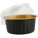 thumbnail image 5 of Paquete de 100 vasos de aluminio de 113 g con tapa, moldes desechables para tartas de 125 ml, moldes redondos para cupcakes, ideales para el hogar, fiestas, bodas y Navidad., 5 of 5