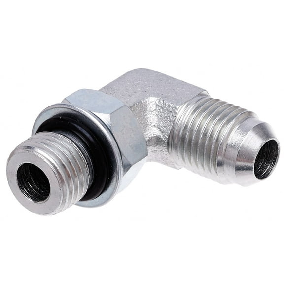 Male O-Ring Boss to Male JIC 37 Flare - 90 (SAE to SAE)