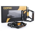 CXWXC Universal Flat MTB/Road Bike Pedals, Aluminum Alloy Bicycle ...