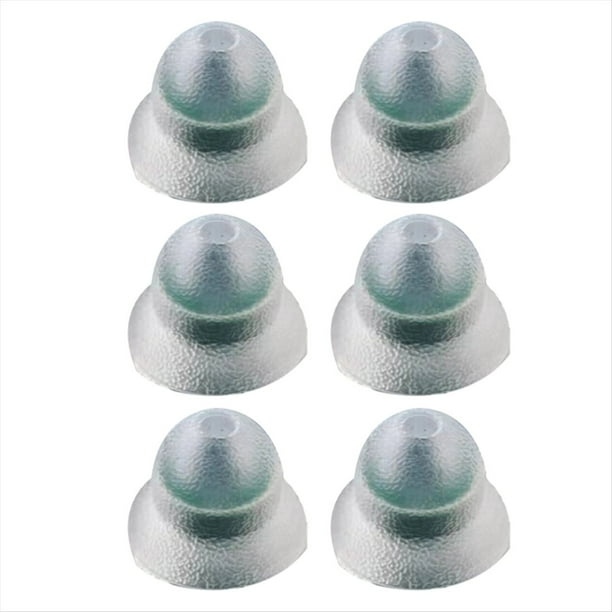 3 Pares de Tapones para Oídos de Silicona con Orificio Estrecho y Aislamiento de Ruido para Auriculares Internos. Accesorio para Tapones para los Oídos con Aislamiento de Ruido. M