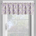 thumbnail image 4 of Ambesonne Retro Valance & Curtain, Nostalgic Floral Petals, 55"x24", Violet Purple, 4 of 6