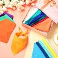 thumbnail image 3 of Triani 12Pcs Dog Bandanas Bulk Sublimation Dog Bandana Washable Triangle Dog Handkerchief Heat Transfer Adjustable Dog Bandana for Small Large Pets Dogs(Multi-color), 3 of 7
