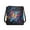 Blue-Butterfly Flower Galaxy, variant on American Flag Print Crossbody Bag for Women, Deer Sunflower Print Vegan Leather Hobo Purse with Adjustable Strap, Wear Resistant Messenger Handbag Crossbody for Travel