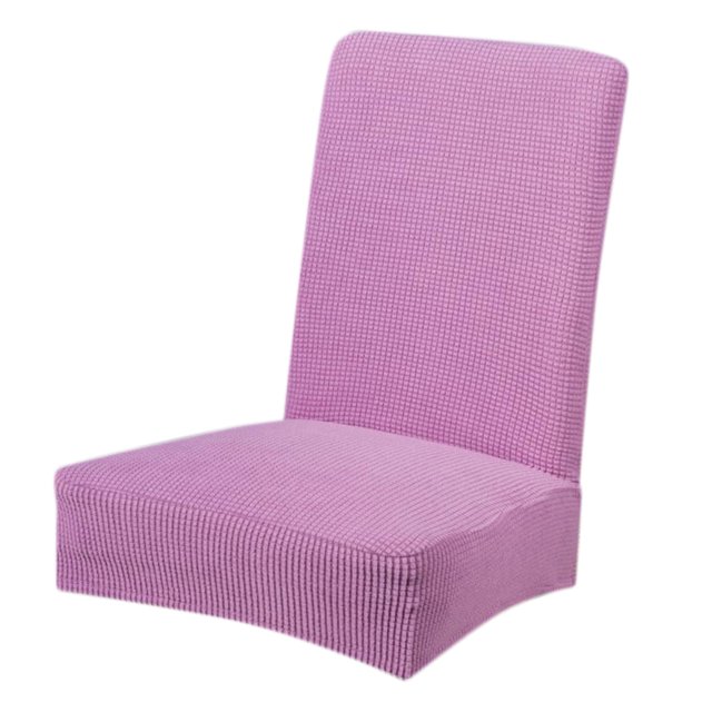 Comedor Boda Banquete Cubierta de silla Decoración Cubierta de asiento Poliéster Púrpura Sunnimix Fundas de silla de comedor