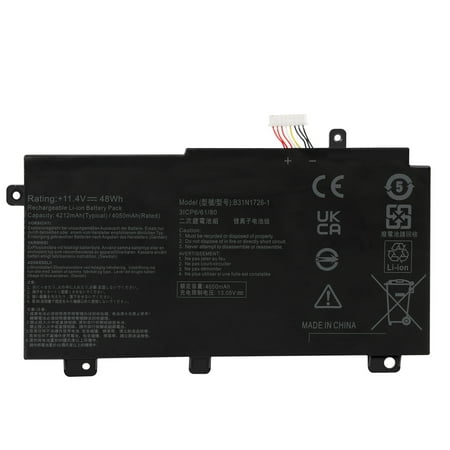 B31N1726 Battery for ASUS FX504 FX505 FX504GD FX505GM FX505GE FX80GD FX86 FX80