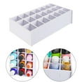 thumbnail image 1 of Estante de almacenamiento de acuarela para pigmentos, ahorra espacio, caja de acuarela para manualidades, soporte para pinceles y tubos de pintura 21 ranuras, 1 of 9