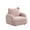 Pink(Bear), variant on Smuxee Toddler Couches and Sofas Cover Velvet Finish,Bear-Shaped Kids Sofa,Black