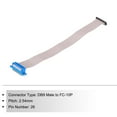 thumbnail image 3 of 26Pin Flat Ribbon Cable Grey DB25 Female to FC-26P 2.54mm Pitch 30cm Length DB Serial Port Cable with 2 Screws, 3 of 5