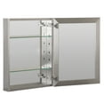 thumbnail image 2 of Foremost Metal Medicine Cabinet 16" X 20" Beveled Mirror in Brushed Nickel, 2 of 2