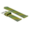 thumbnail image 2 of 24MM RUBBER DIVER WATCH STRAP BAND FOR WENGER SWISS MILITARY  GREEN, 2 of 2