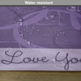 thumbnail image 6 of Ambesonne Romantic Place Mats Set of 4, Indigo Purple Hearts, Standard Size, Eggplant Purple, 6 of 6